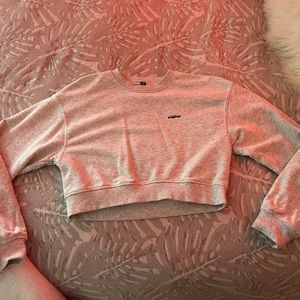 Original cream, long sleeve cropped sweater, size extra small